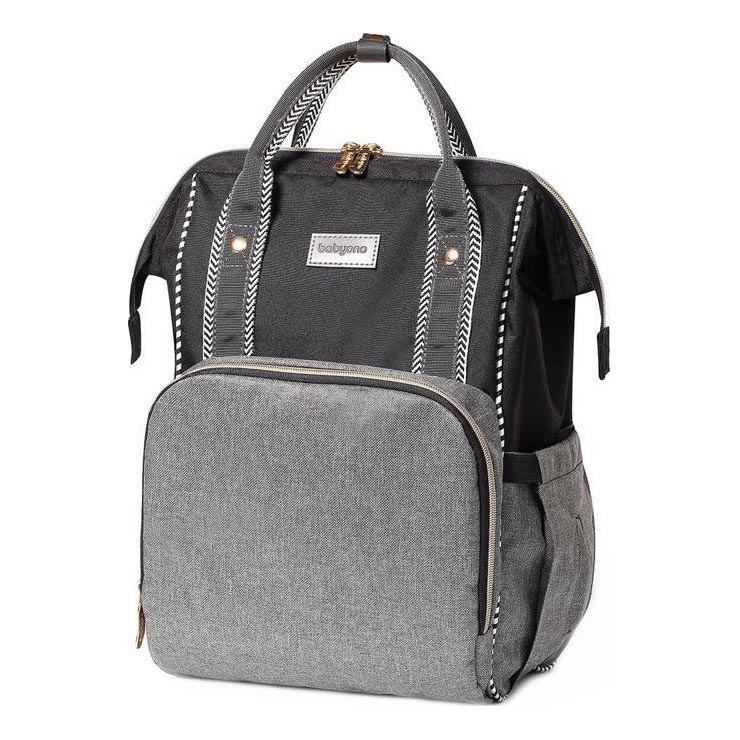 BabyOno - Mochila para muda de roupa para carrinho de bebé Oslo Style preto