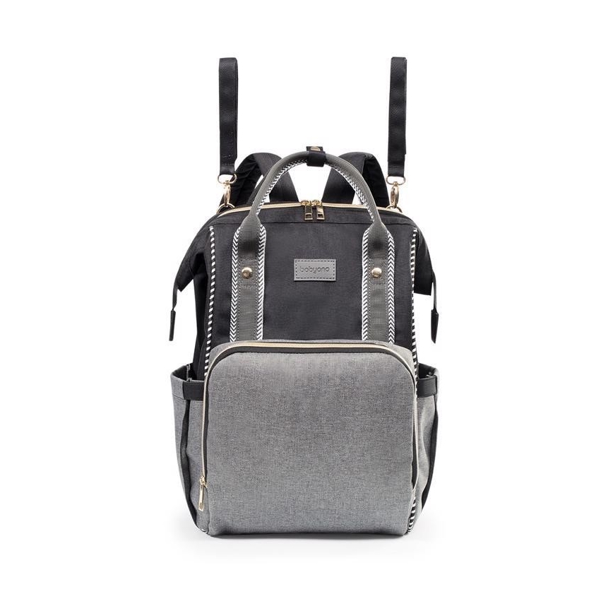 BabyOno - Mochila para muda de roupa para carrinho de bebé Oslo Style preto