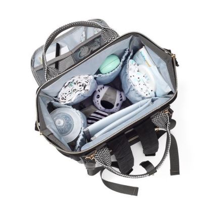 BabyOno - Mochila para muda de roupa para carrinho de bebé Oslo Style preto