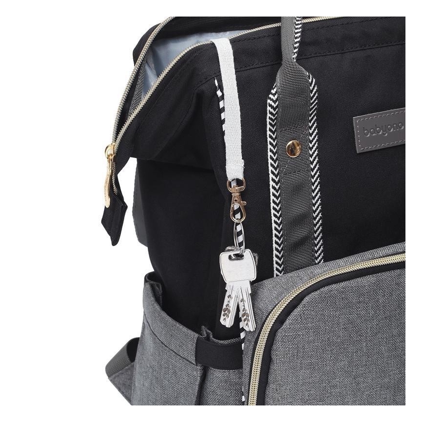 BabyOno - Mochila para muda de roupa para carrinho de bebé Oslo Style preto