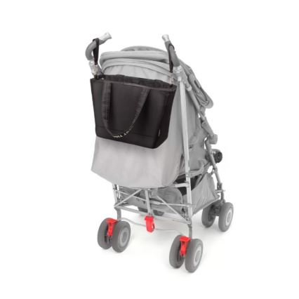 BabyOno - Saco de muda da roupa para carrinho de bebé Best Time Ever preto