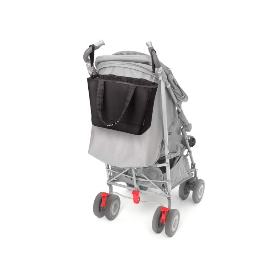 BabyOno - Saco de muda da roupa para carrinho de bebé Best Time Ever preto