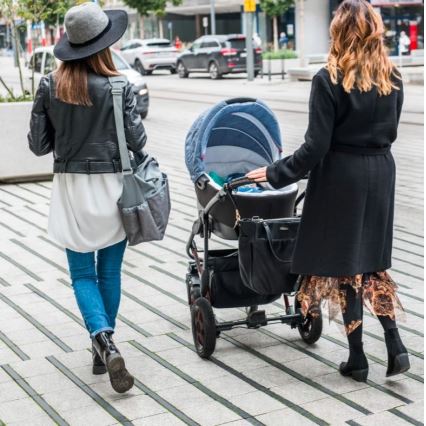 BabyOno - Saco de muda da roupa para carrinho de bebé Coco preto