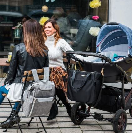 BabyOno - Saco de muda da roupa para carrinho de bebé Coco preto