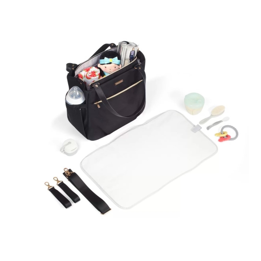 BabyOno - Saco de muda da roupa para carrinho de bebé Coco preto