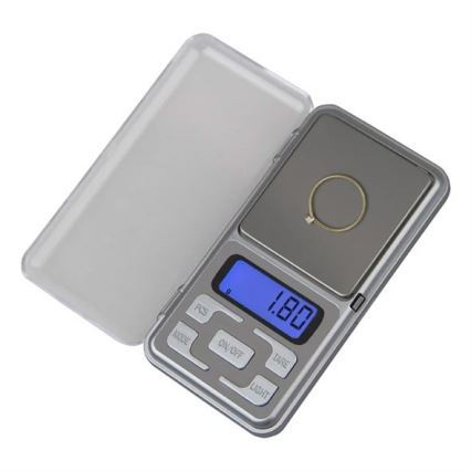 Balança de bolso 550 g 2xAAA cinzento