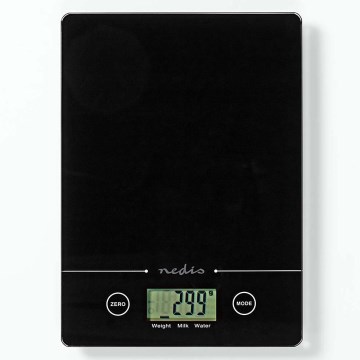 Balança digital de cozinha 1xCR2032 preto