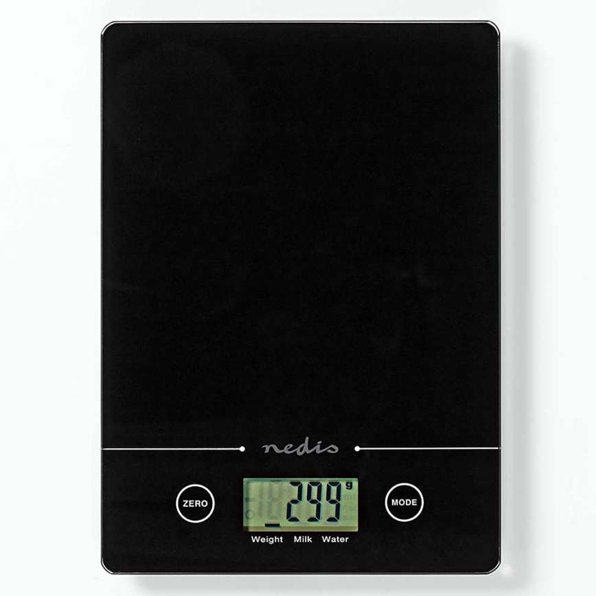 Balança digital de cozinha 1xCR2032 preto