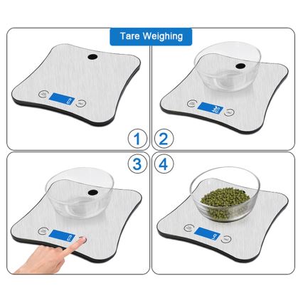 Balança digital de cozinha com Bluetooth
