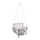 Balanço infantil de tecido SELALE branco/cinza