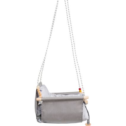 Balanço infantil de tecido SELALE branco/cinza