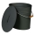 Balde de cinzas com tampa 15 l antracite