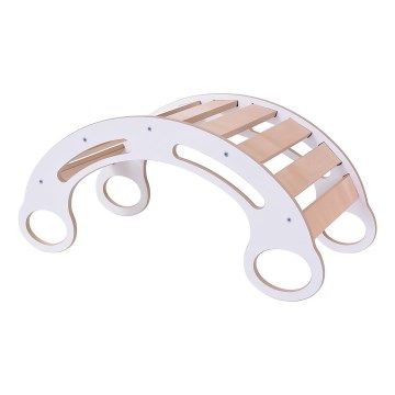Baloiço multifuncional Montessori branco/acer