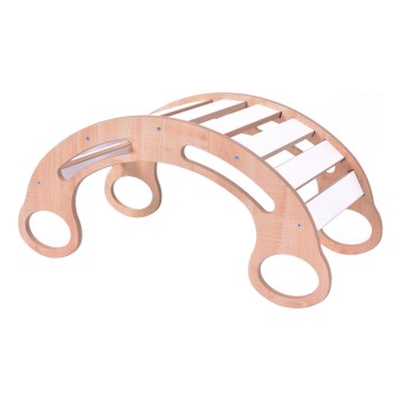 Baloiço multifuncional Montessori branco/acer