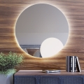 Baltica Design - Espelho de parede para casa de banho LED retroiluminado BRIGHT LED/15W/230V 4500K Ø 80 cm IP65