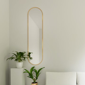 Baltica Design - Espelho de parede TINY BORDER 155x40 cm dourado