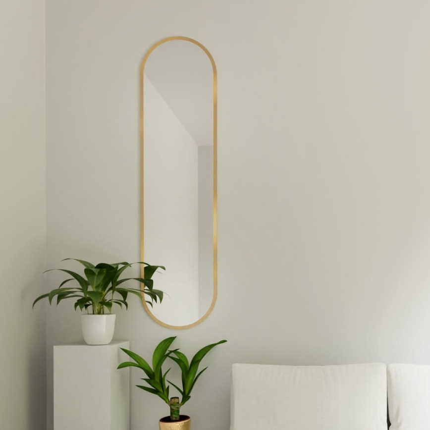 Baltica Design - Espelho de parede TINY BORDER 155x40 cm dourado
