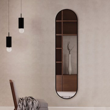 Baltica Design - Espelho de parede TINY BORDER 155x40 cm preto