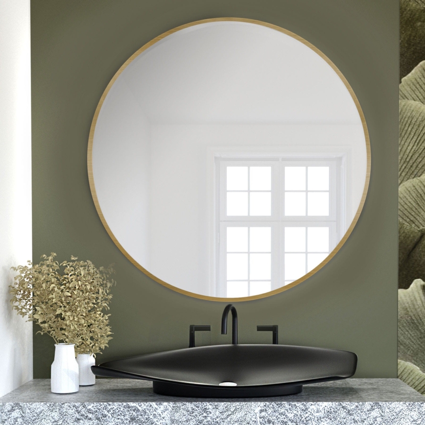 Baltica Design - Espelho de parede TINY BORDER Ø 60 cm dourado