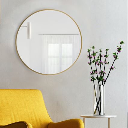 Baltica Design - Espelho de parede TINY BORDER Ø 60 cm dourado