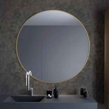Baltica Design - Espelho de parede TINY BORDER Ø 60 cm dourado