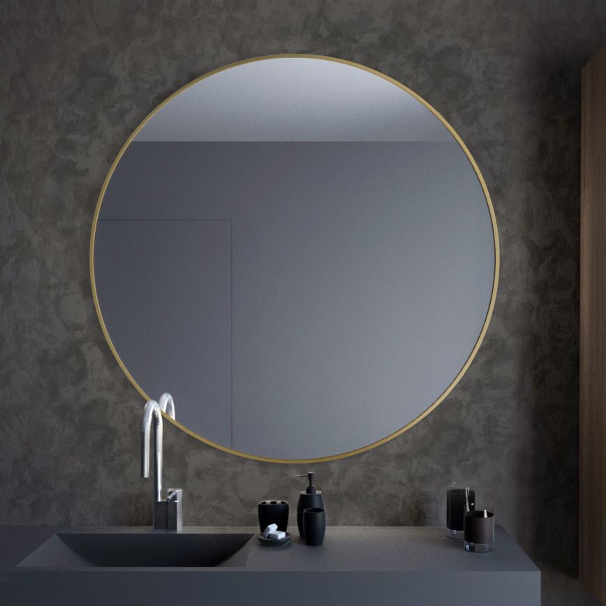 Baltica Design - Espelho de parede TINY BORDER Ø 60 cm dourado