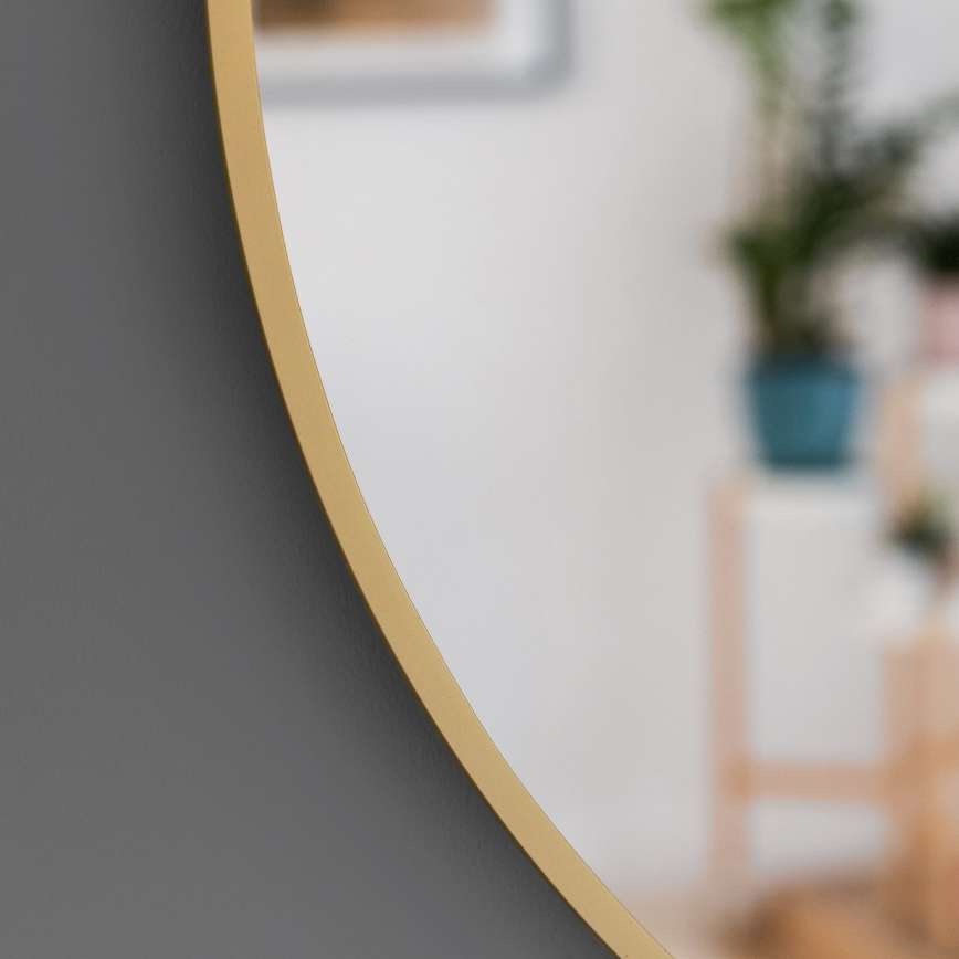 Baltica Design - Espelho de parede TINY BORDER Ø 60 cm dourado