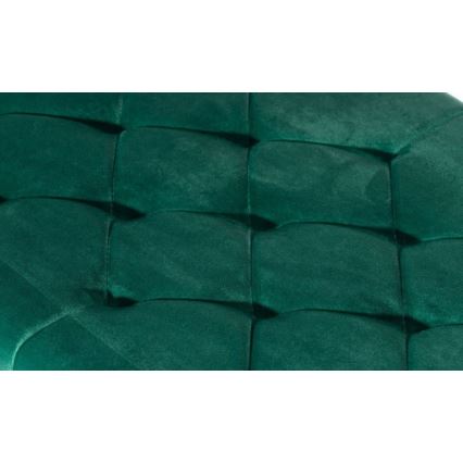 Banco acolchoado SALIBA 50x97 cm dourado/verde