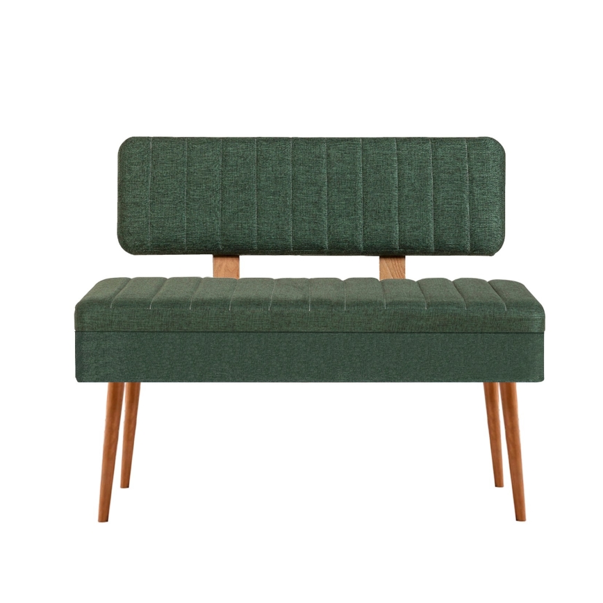 Banco acolchoado VINA 85x105 cm verde/pinho atlantic