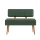 Banco acolchoado VINA 85x105 cm verde/pinho atlantic