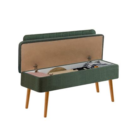 Banco acolchoado VINA 85x105 cm verde/pinho atlantic