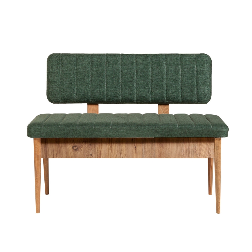Banco acolchoado VINA 85x110 cm verde/pinho atlantic