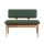 Banco acolchoado VINA 85x110 cm verde/pinho atlantic
