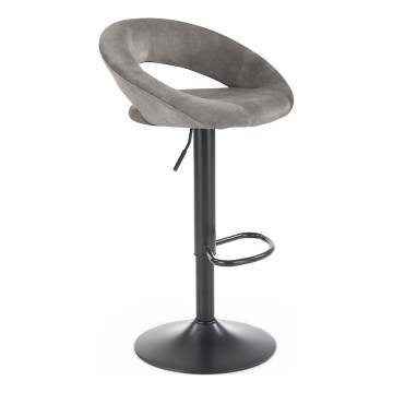 Banco de bar 100x48 cm cinzento/antracite