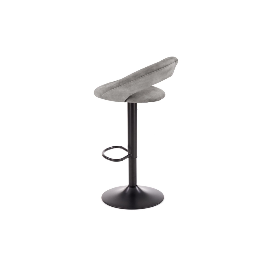 Banco de bar 100x48 cm cinzento/antracite