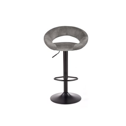 Banco de bar 100x48 cm cinzento/antracite