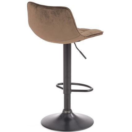 Banco de bar 106x43 cm antracite/castanho