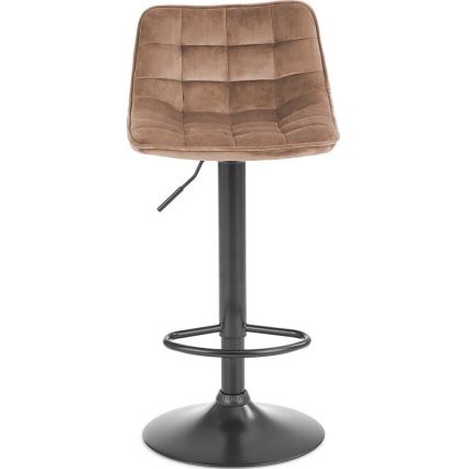 Banco de bar 106x43 cm antracite/castanho