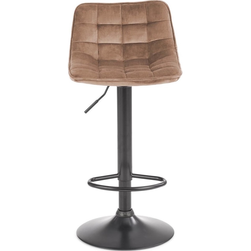 Banco de bar 106x43 cm antracite/castanho
