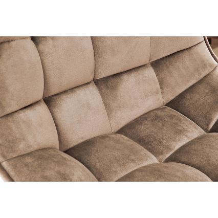 Banco de bar 106x43 cm antracite/castanho