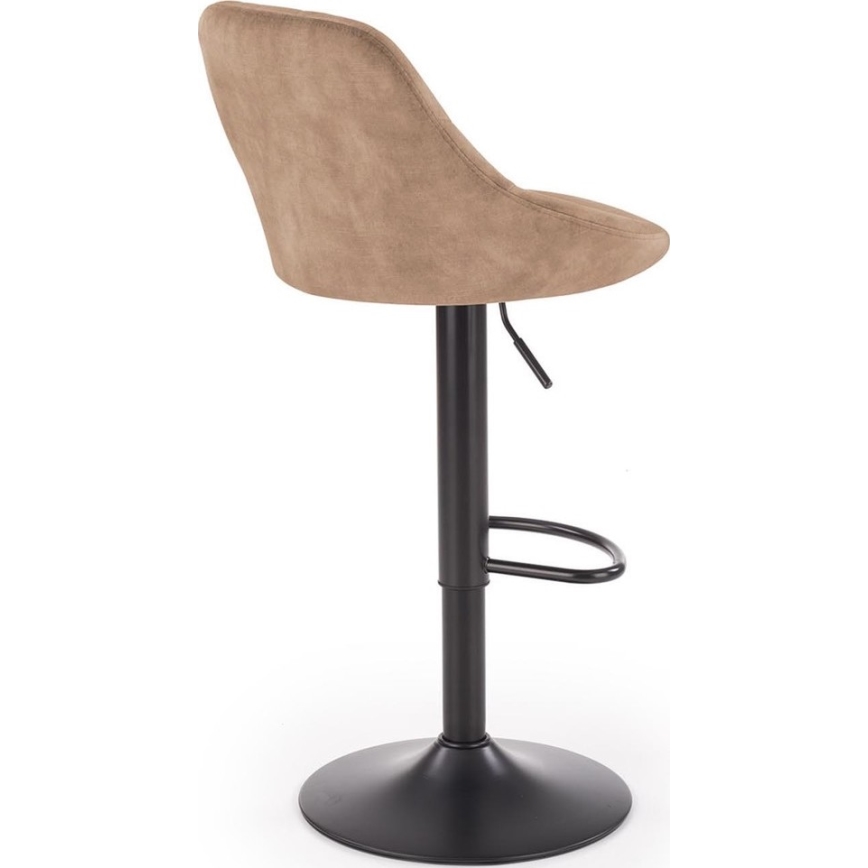 Banco de bar 106x47 cm preto/castanho