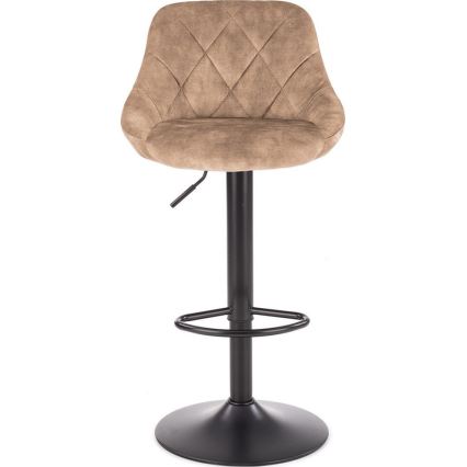 Banco de bar 106x47 cm preto/castanho