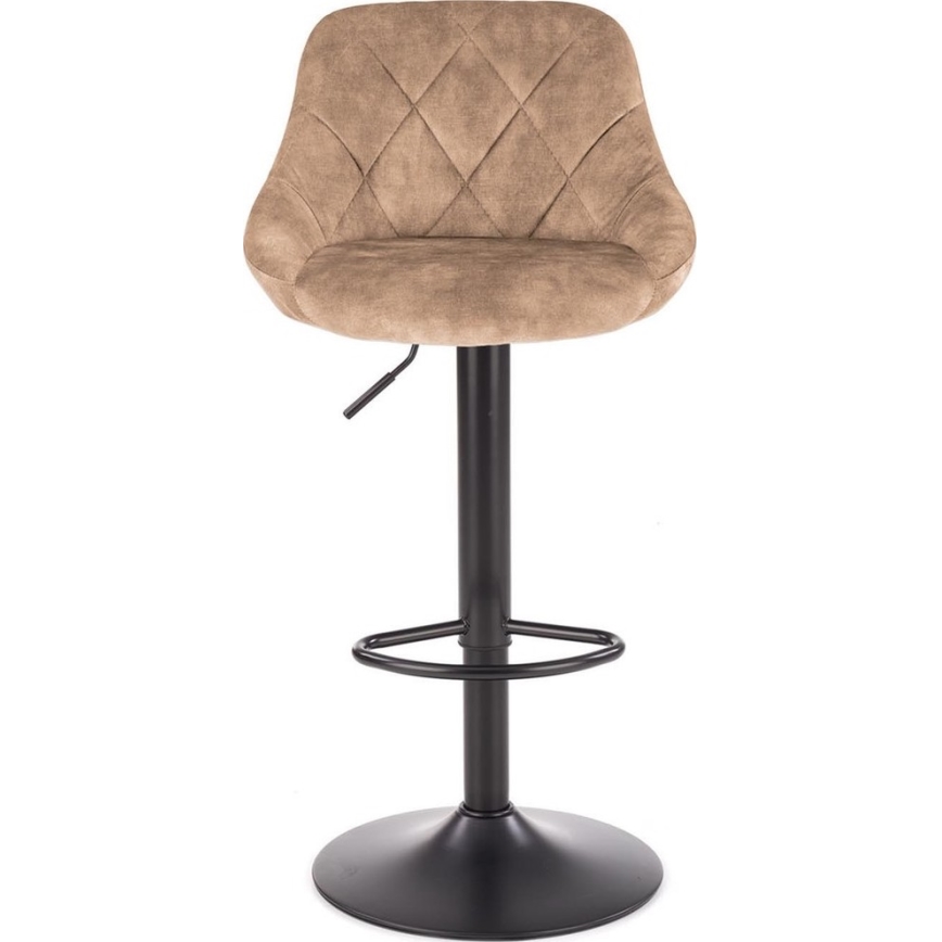 Banco de bar 106x47 cm preto/castanho