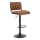 Banco de bar 109x46 cm preto/castanho