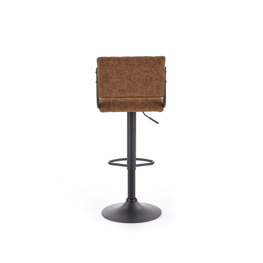 Banco de bar 109x46 cm preto/castanho