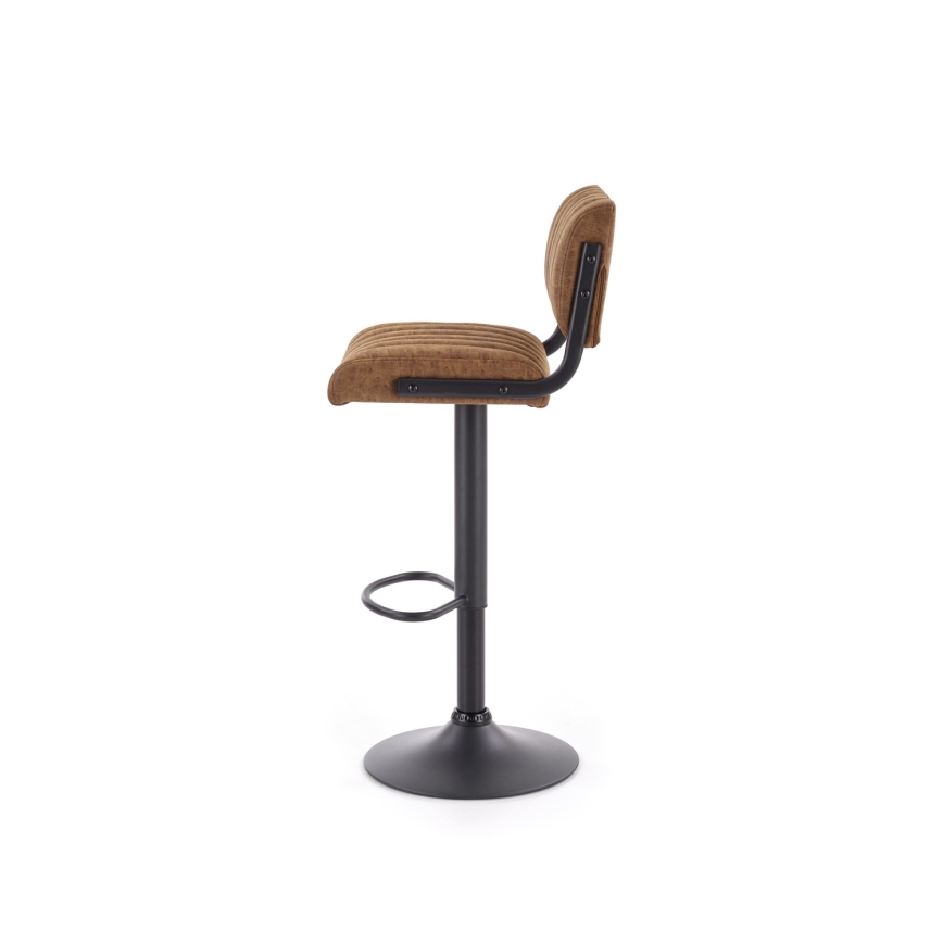 Banco de bar 109x46 cm preto/castanho