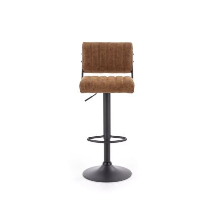 Banco de bar 109x46 cm preto/castanho