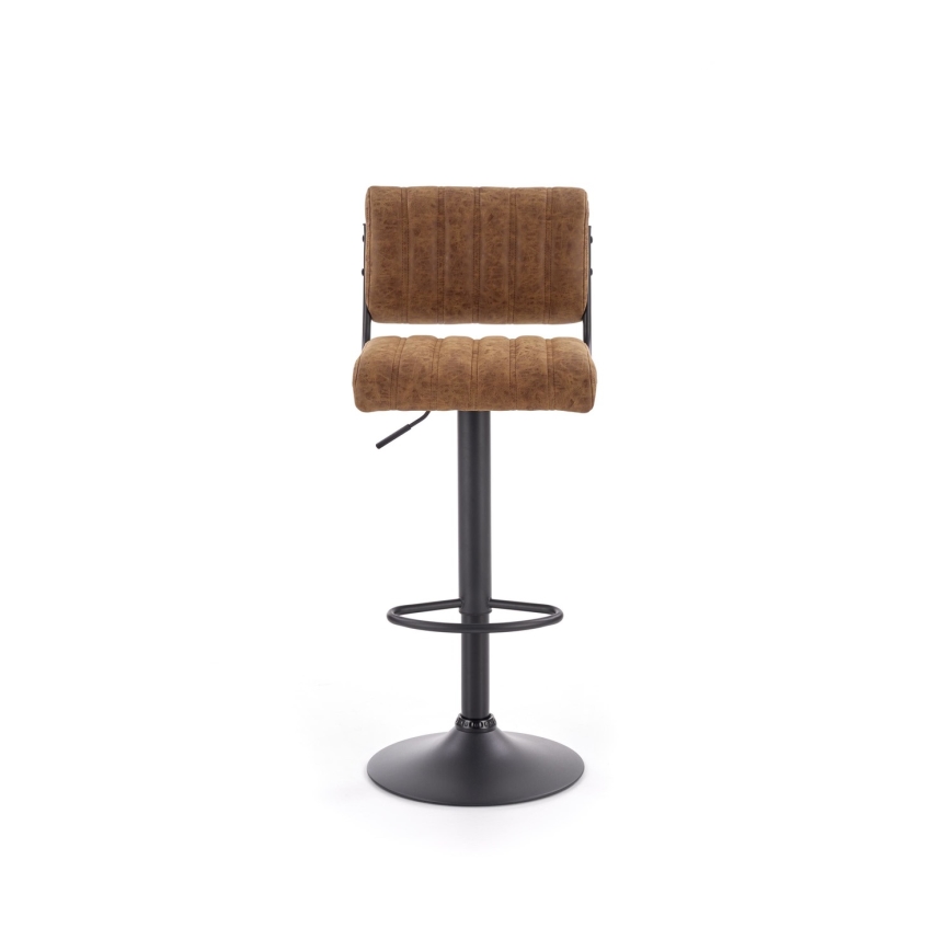 Banco de bar 109x46 cm preto/castanho