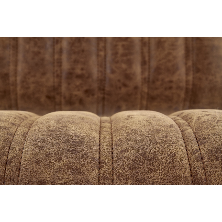 Banco de bar 109x46 cm preto/castanho