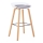 Banco de bar 81x51 cm bege/branco